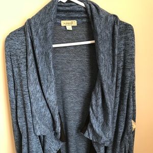 One World open front sweater